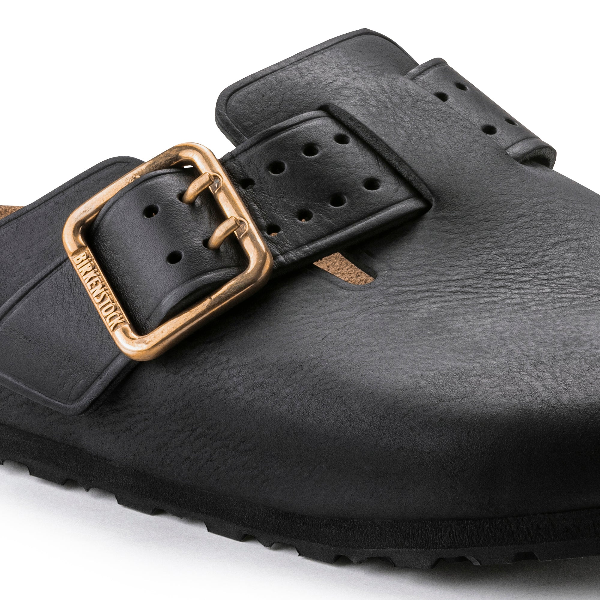 Birkenstock Boston Bold Black,pull Up Leather-calz.s Uomo - 2