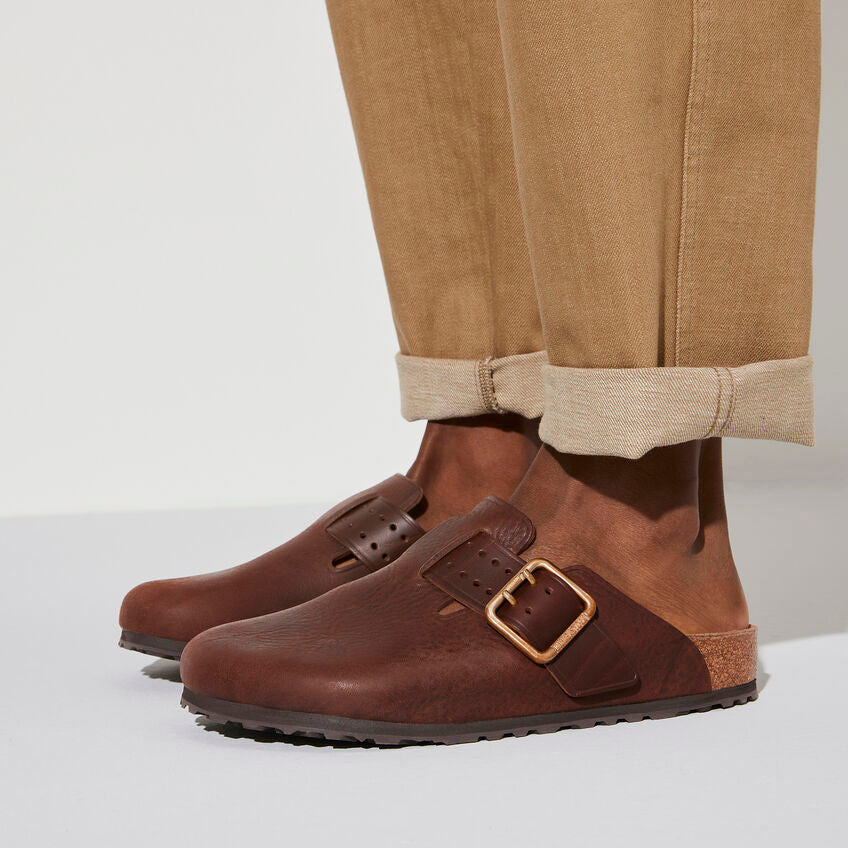 Birkenstock Boston Bold Roast,pull Up Leather-calz.s Multicolored Man - 3