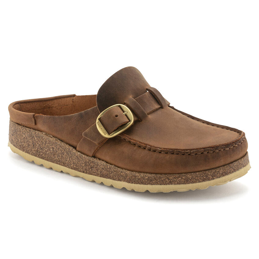 Birkenstock Buckley Cognac,oiled Leather-calz.s Donna - 1