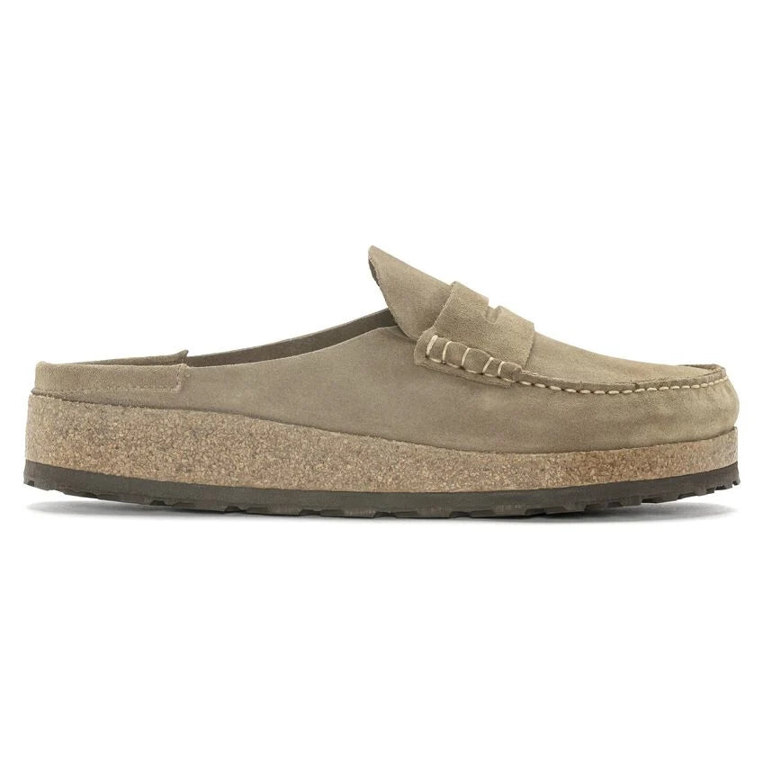 Birkenstock Naples Taupe,suede Leather-calz.s Uomo