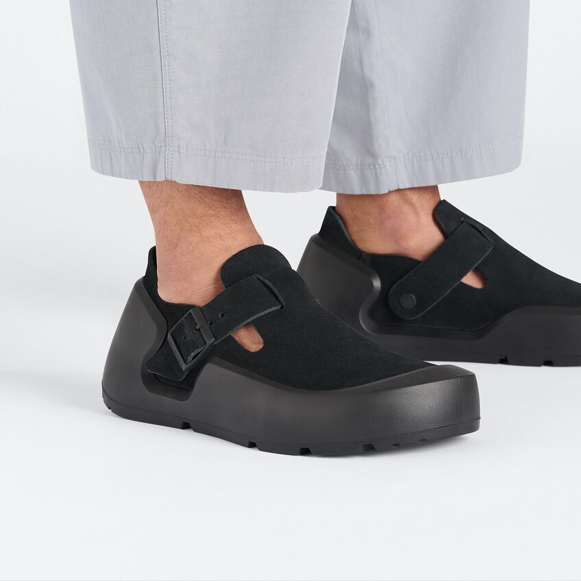 Birkenstock Reykjavik Men Black, nubuck Leather-calz.n Man