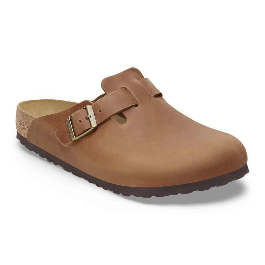 Birkenstock Boston Cognac,oiled Leather-calz.s Men