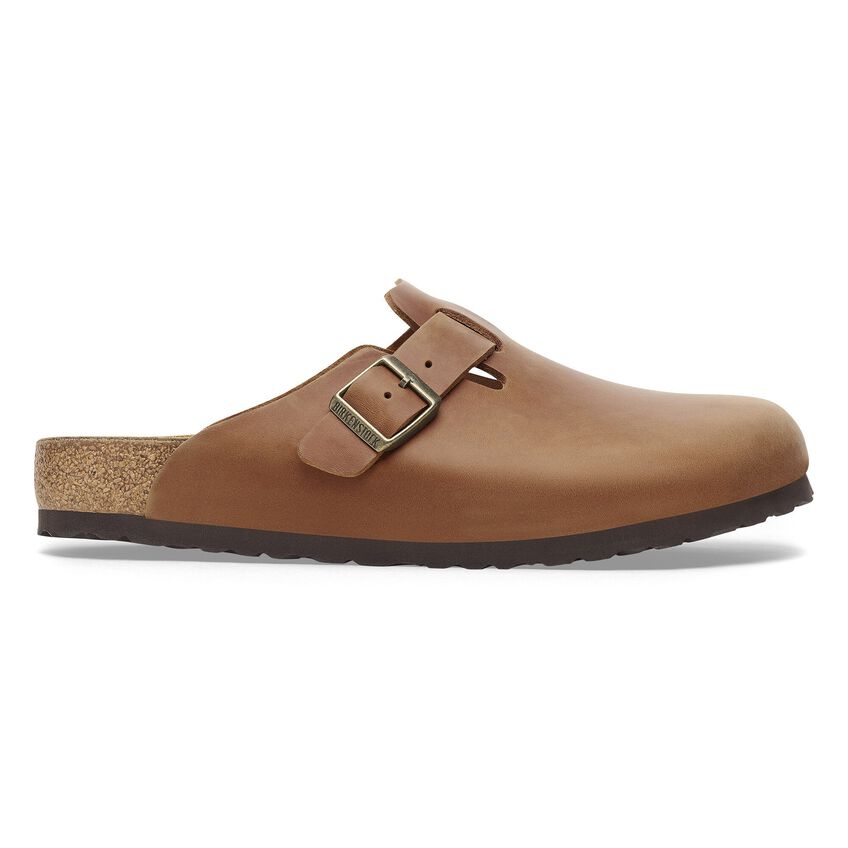 Birkenstock Boston Cognac,oiled Leather-calz.s Men