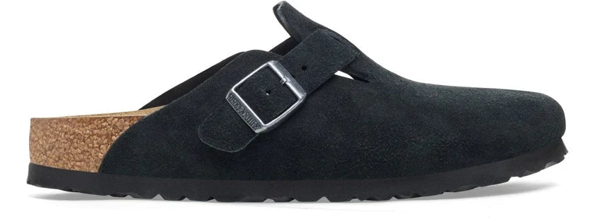 Birkenstock Boston Black,suede Leather-calz.s Men