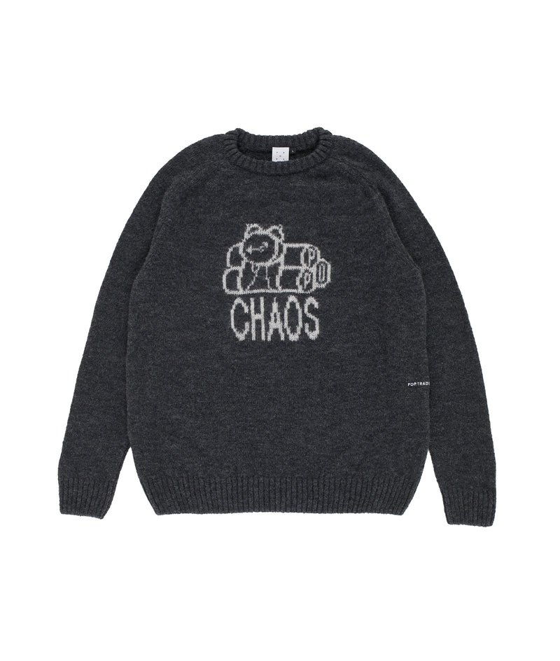 Pop Knitted Chaos Crewneck Uomo