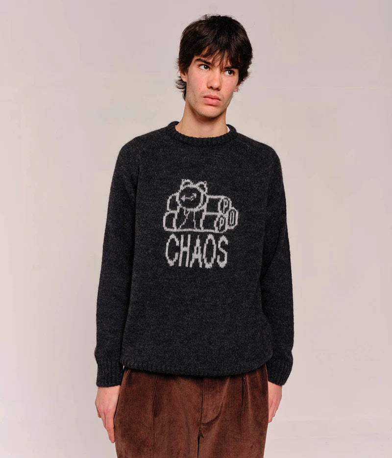 Pop Knitted Chaos Crewneck Uomo