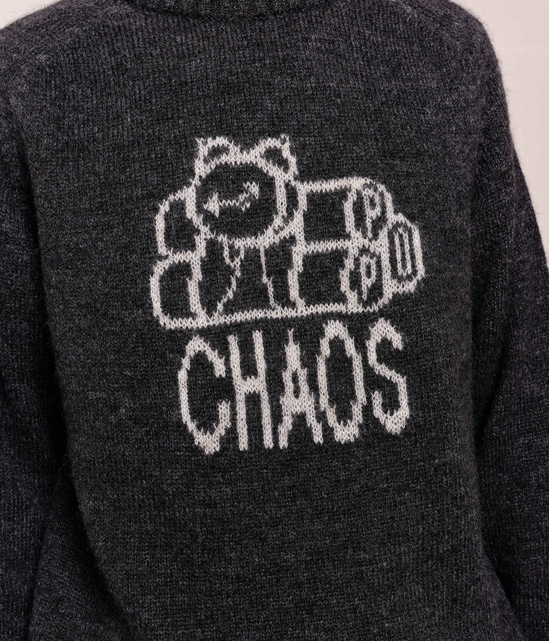 Pop Knitted Chaos Crewneck Uomo