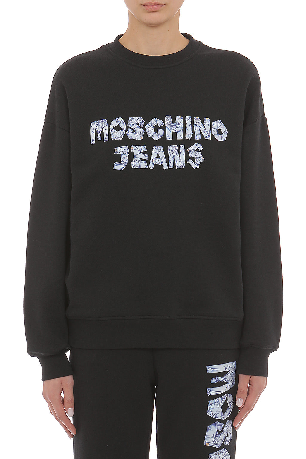 M05ch1n0 Jeans Sweatshirt Pattern Woman - 1