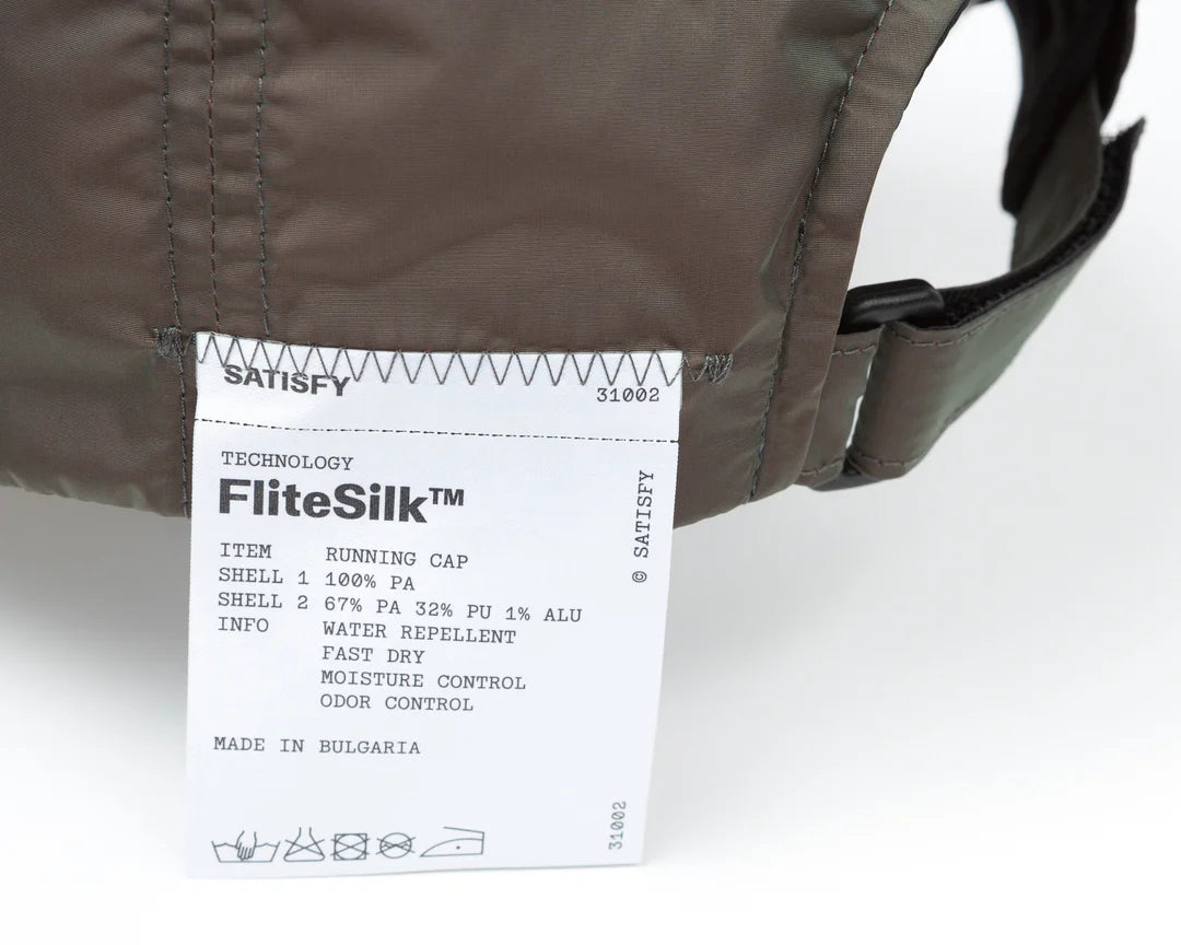 Satisfy Flite Silk Running Cap Uomo