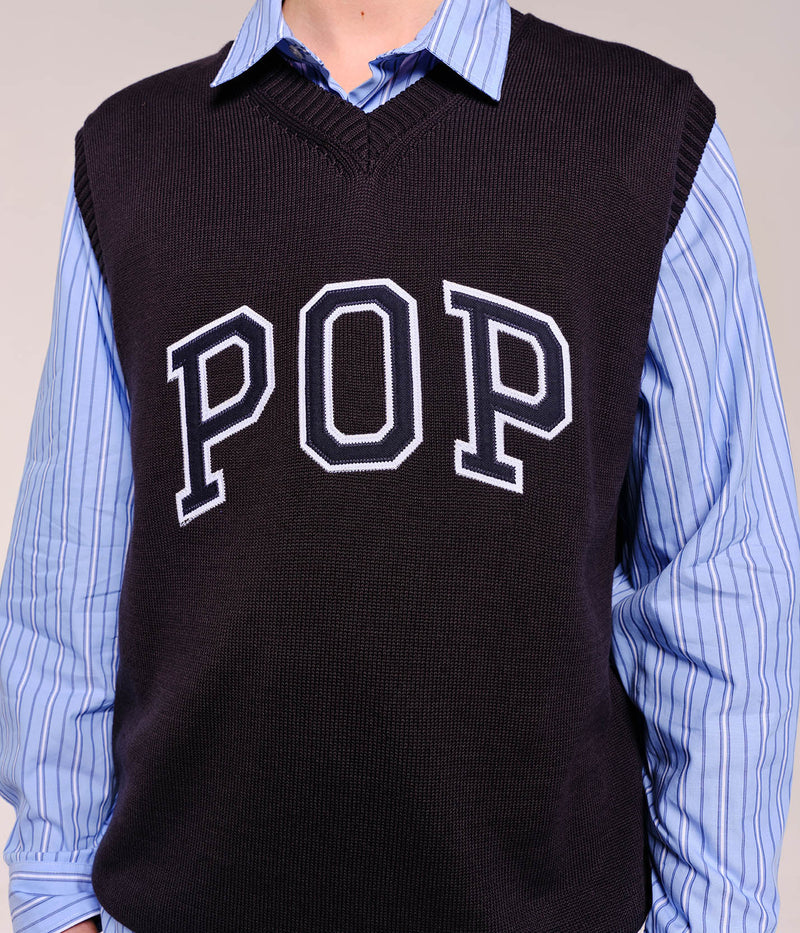 Pop Arch Knitted Vest Uomo