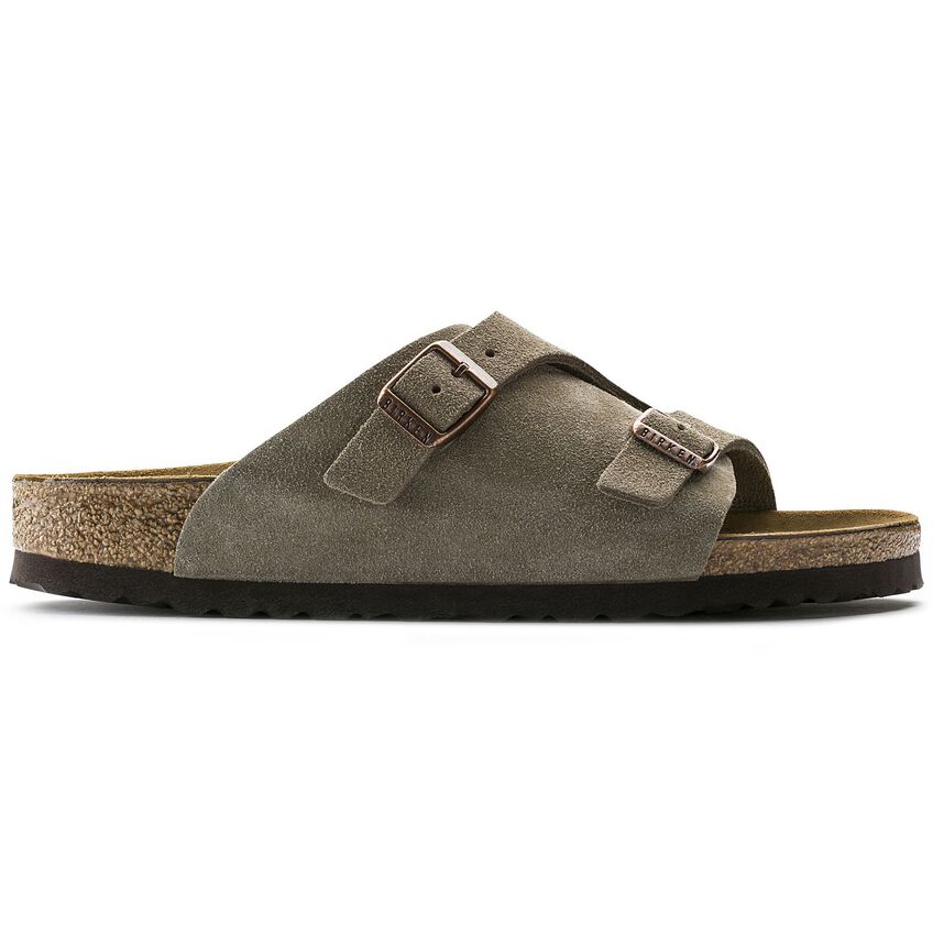 Birkenstock Zurich Taupe,suede Leather-calz.s Men