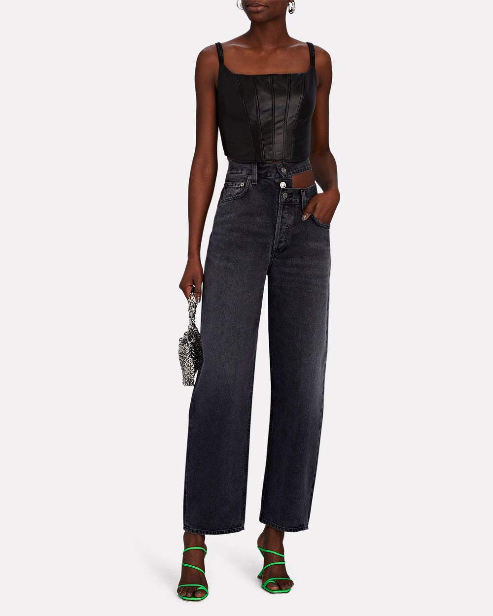 Agolde Broken Waistband Jean In Conduct Donna - 2