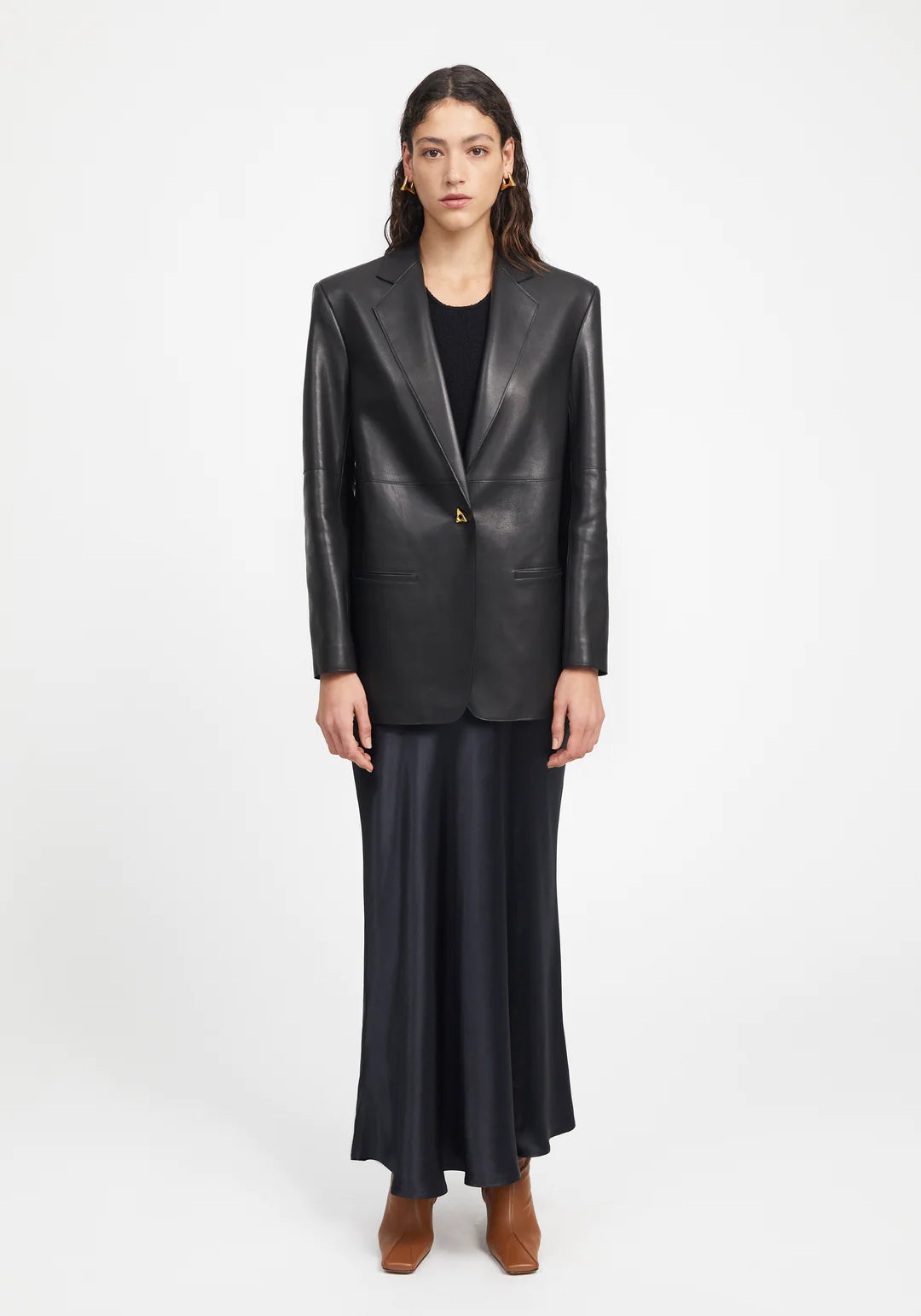 Aeron Mercedes Blazer Leather Donna - 2