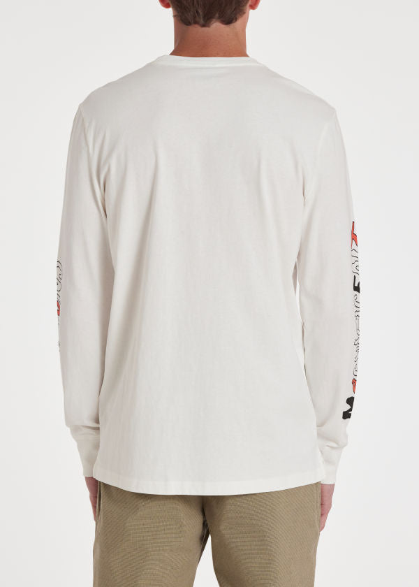 Paul Smith Mens Reg Fit Ls Tshirt Melted Frog Uomo - 2