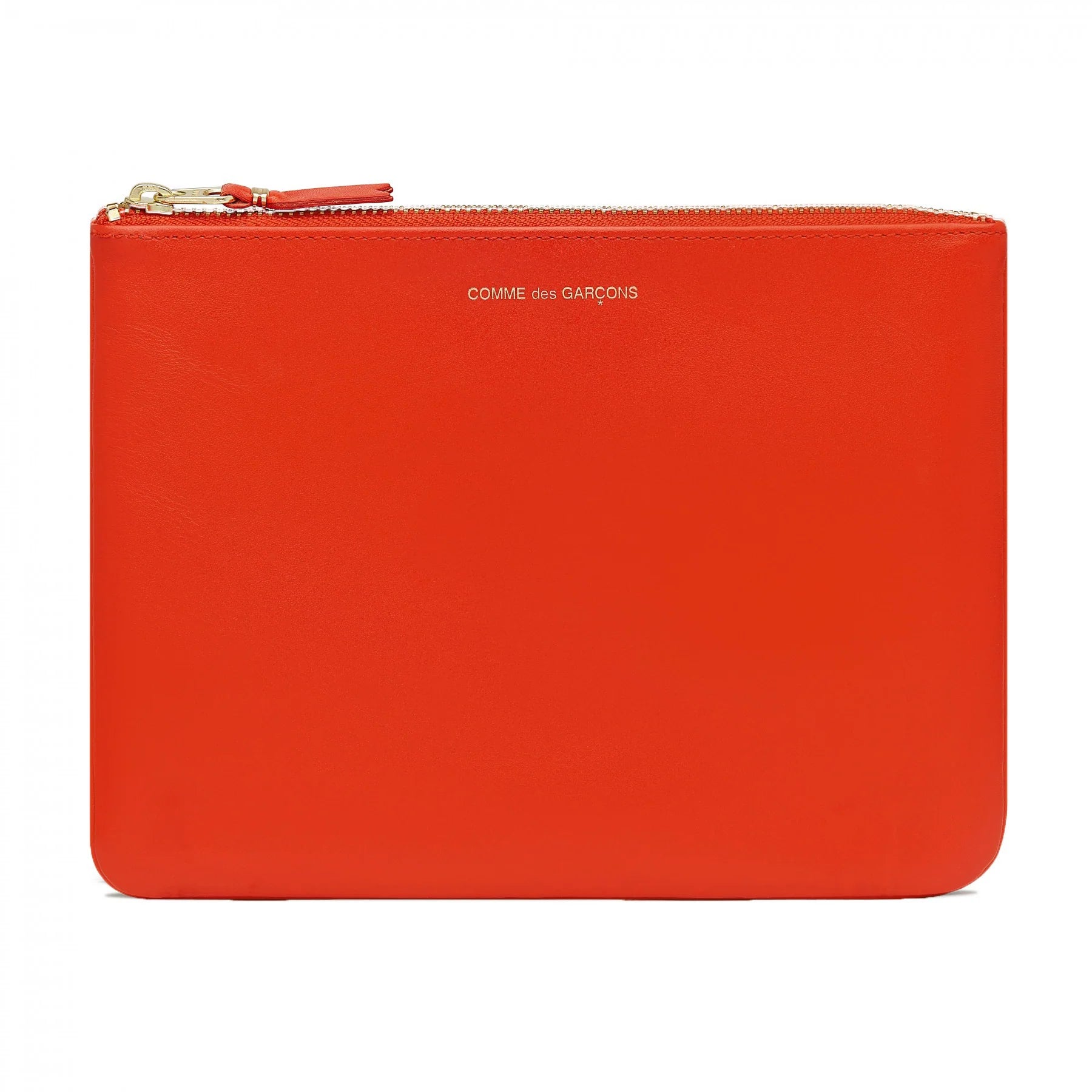 Comme Des Garcons Classic Leather Line Orange Unisex Wallet - 1