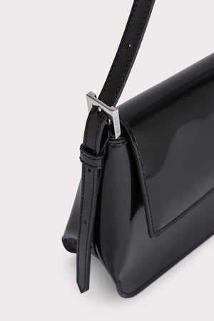 By Far Tilda Black Semi Patent Leather Donna - 3