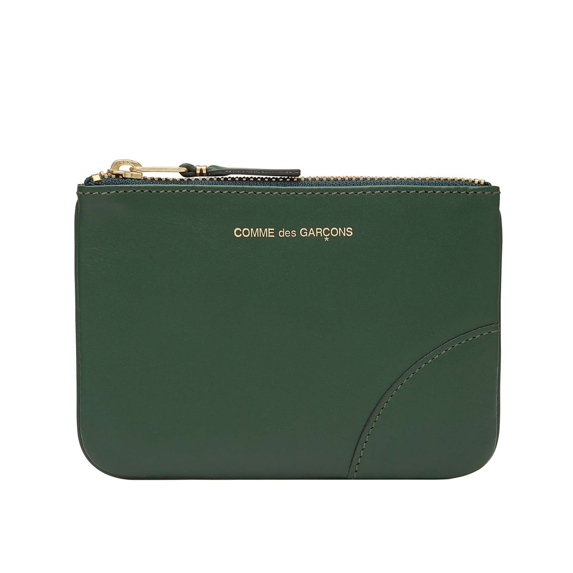 Comme Des Garcons Wallet Classic Leather Line Green Unisex