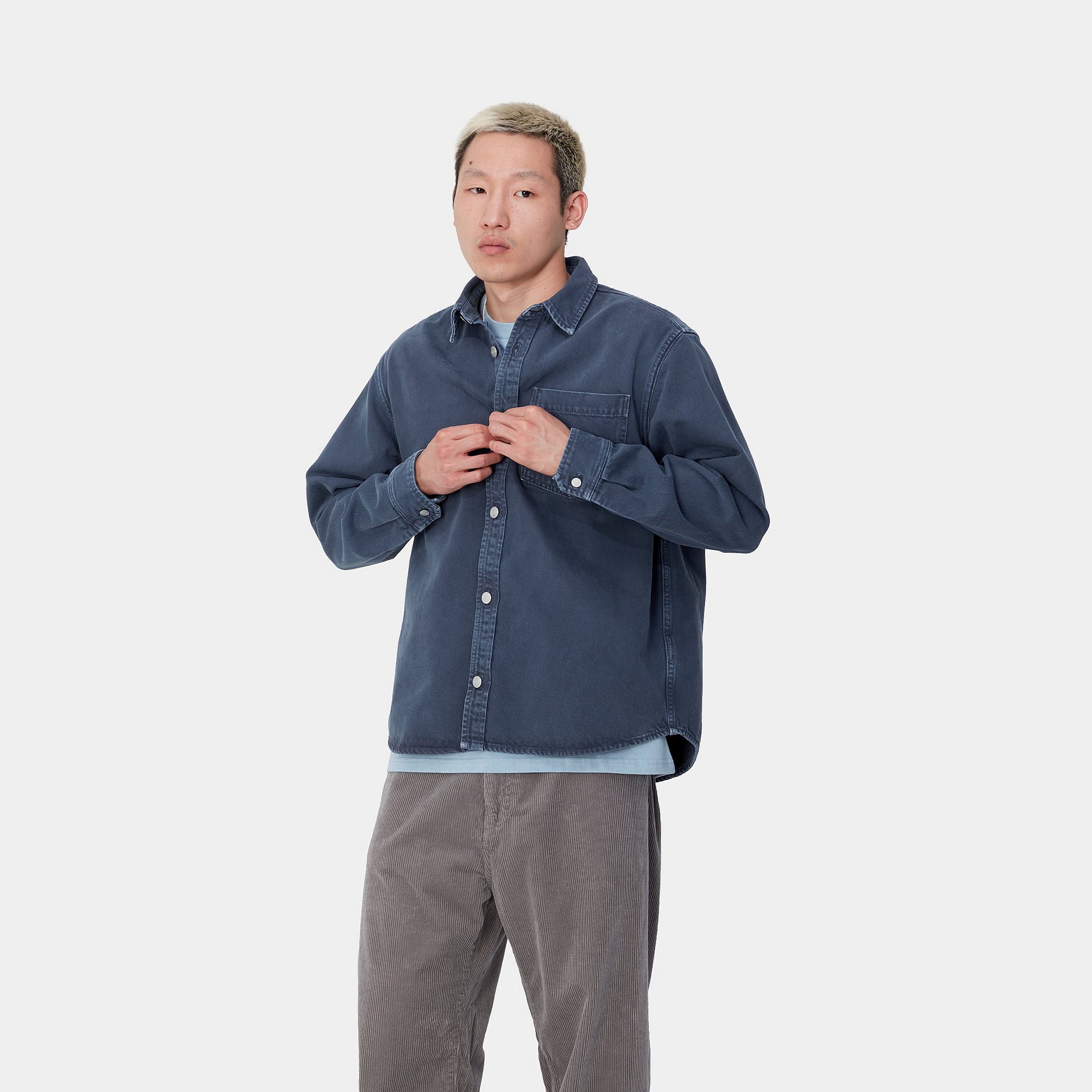 Carhartt Wip George Shirt Jac Uomo