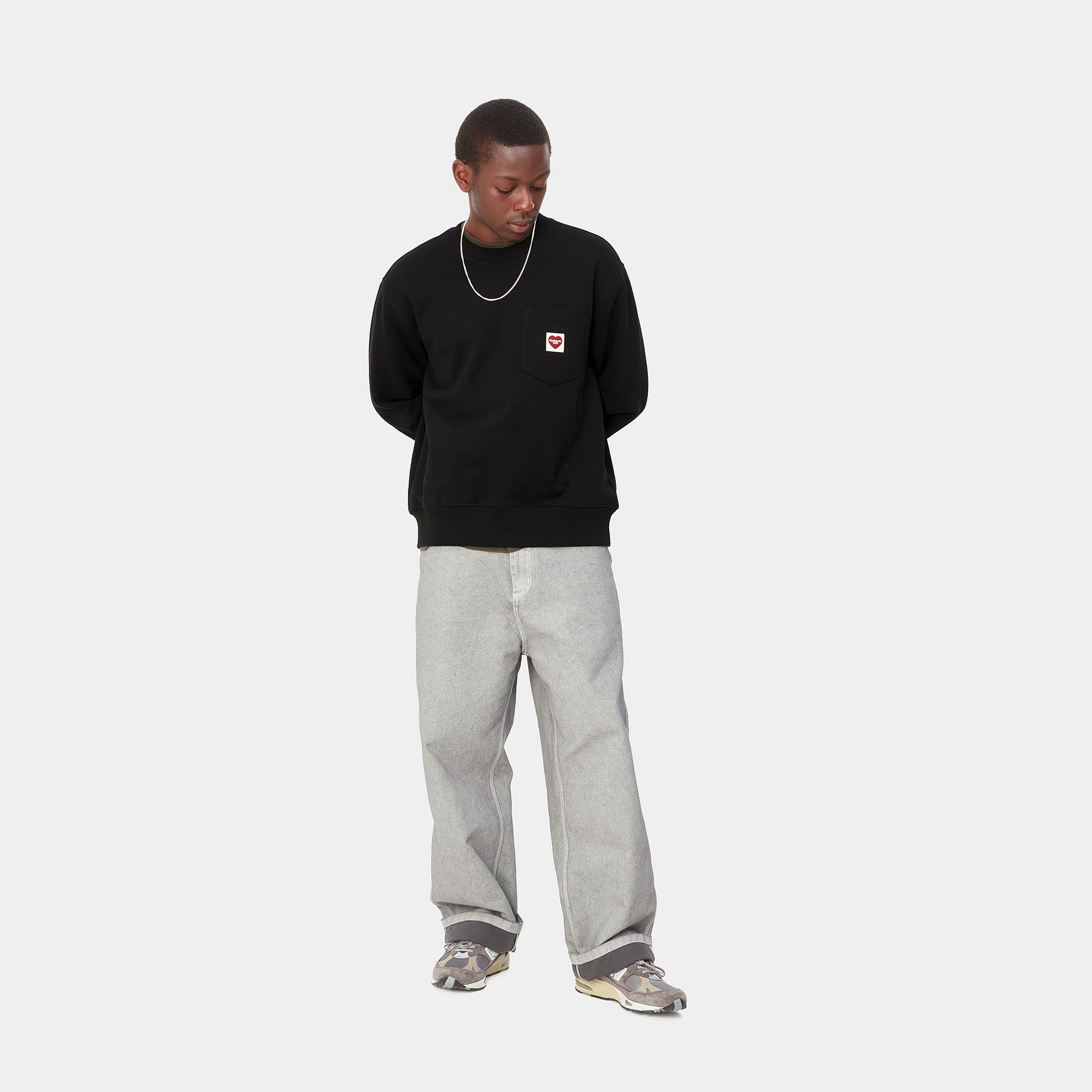 Carhartt Wip Heart Pocket Sweat Cotton Uomo - 4