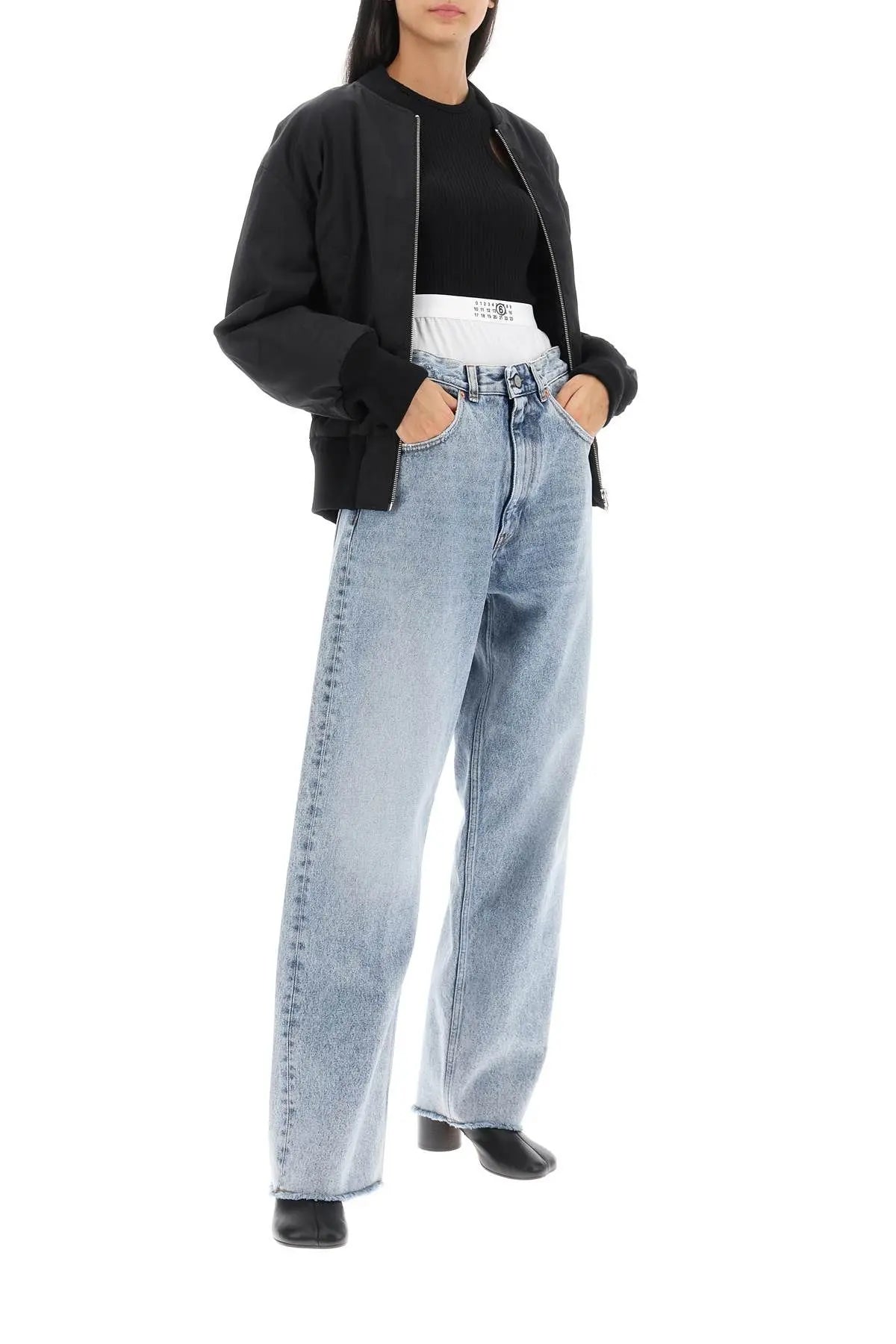 Mm6 Maison Margiela Pants 5 Pockets Donna - 2