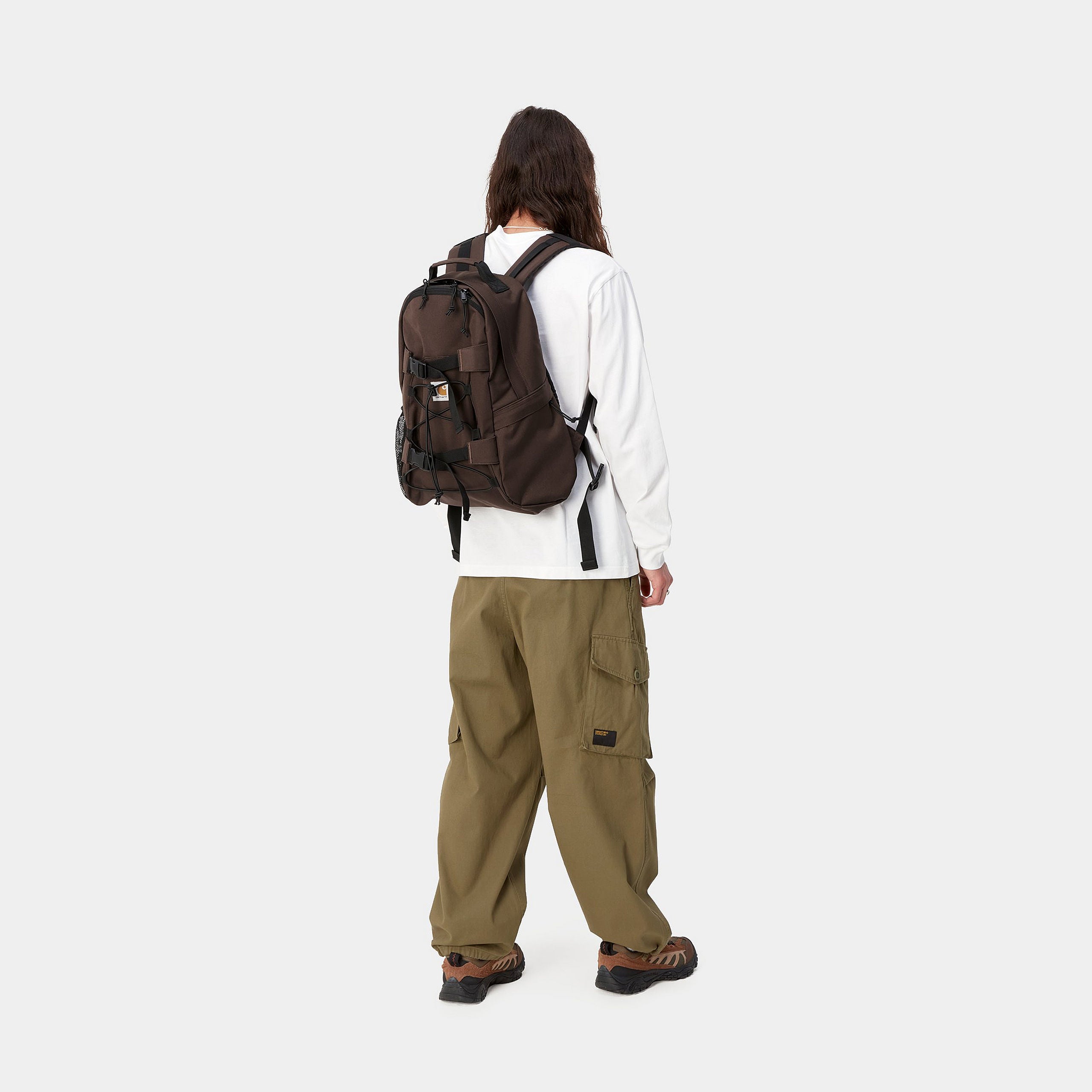 Carhartt Wip Kickflip Backpack Recycled Polyester Canvas, 11.25 Oz Tobacco --- Uomo - 3