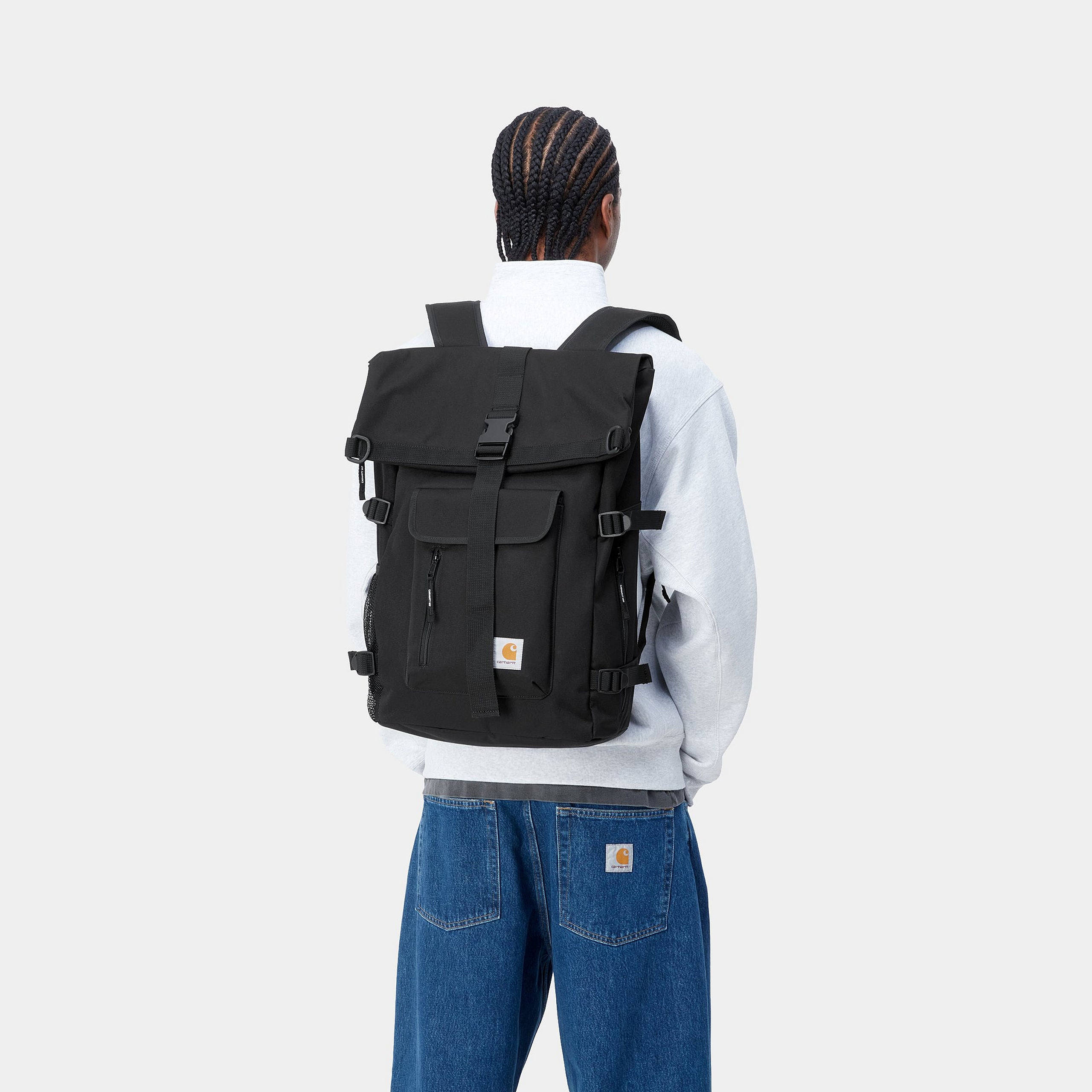 Carhartt Wip Philis Backpack Recycled Polyester Canvas, 11.25 Oz Black --- Uomo - 5