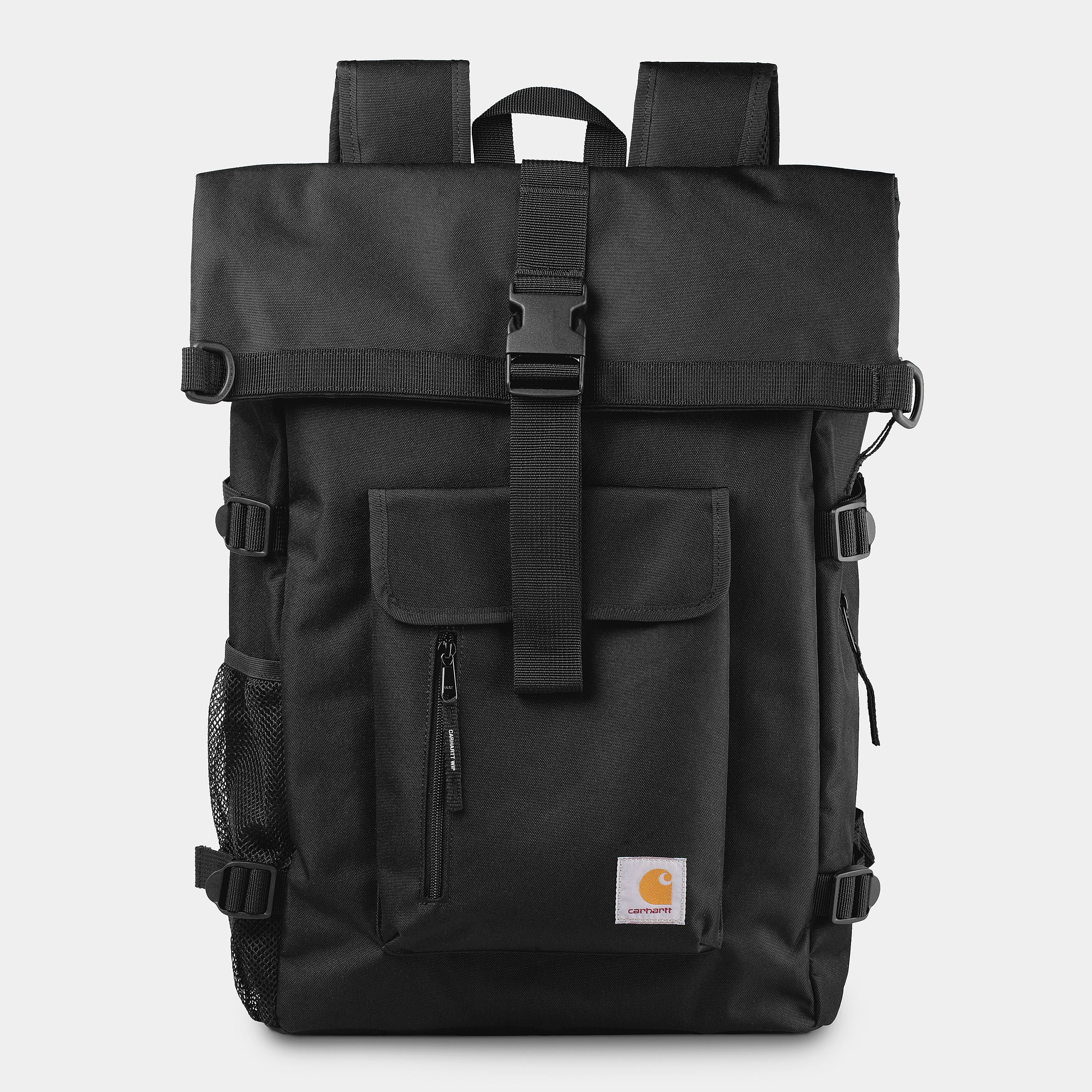 Carhartt Wip Philis Backpack Recycled Polyester Canvas, 11.25 Oz Black --- Men