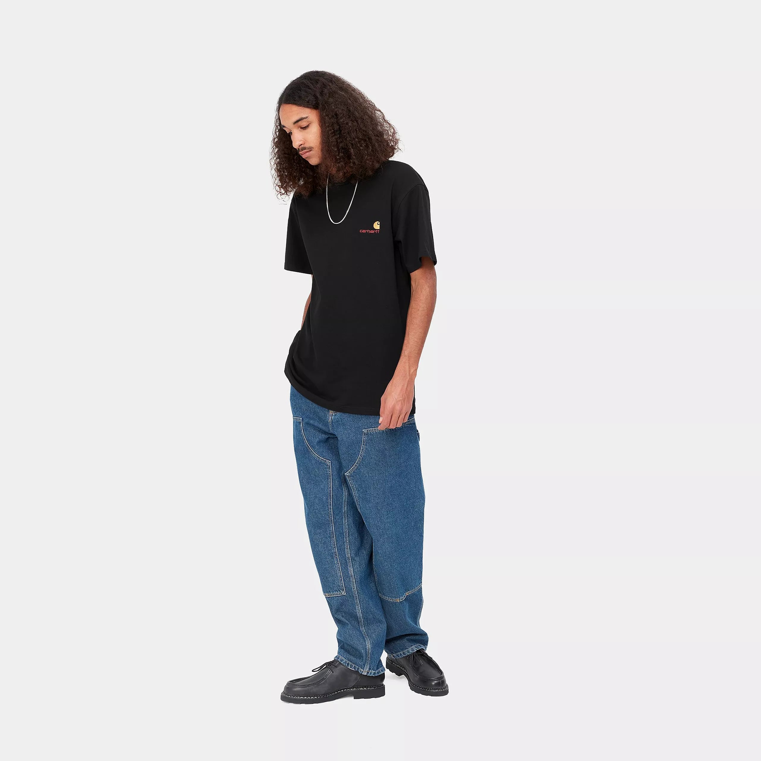 Carhartt Wip S/s American Script T-shirt Uomo