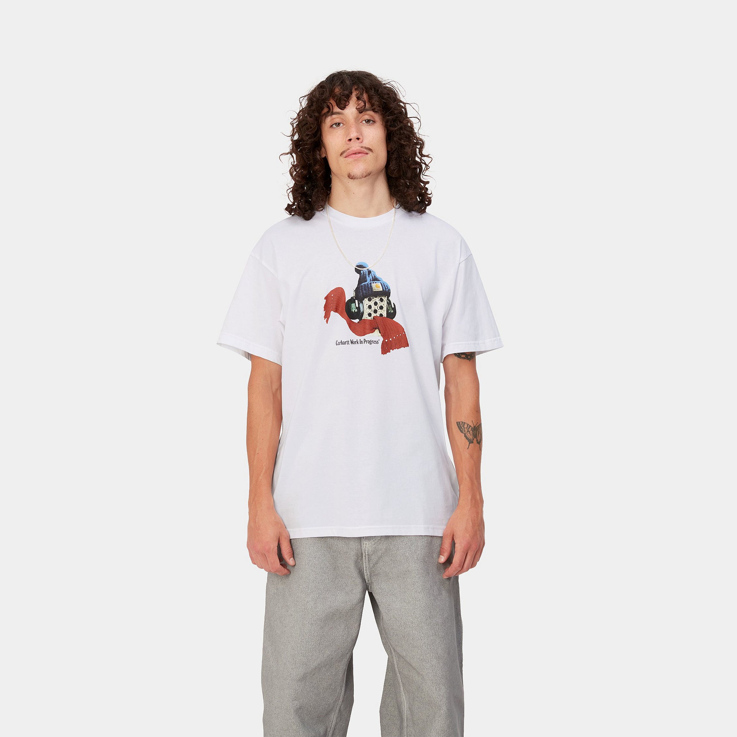 Carhartt Wip S/s Stone Cold T-shirt Organic Cotton Single Jersey Uomo - 1