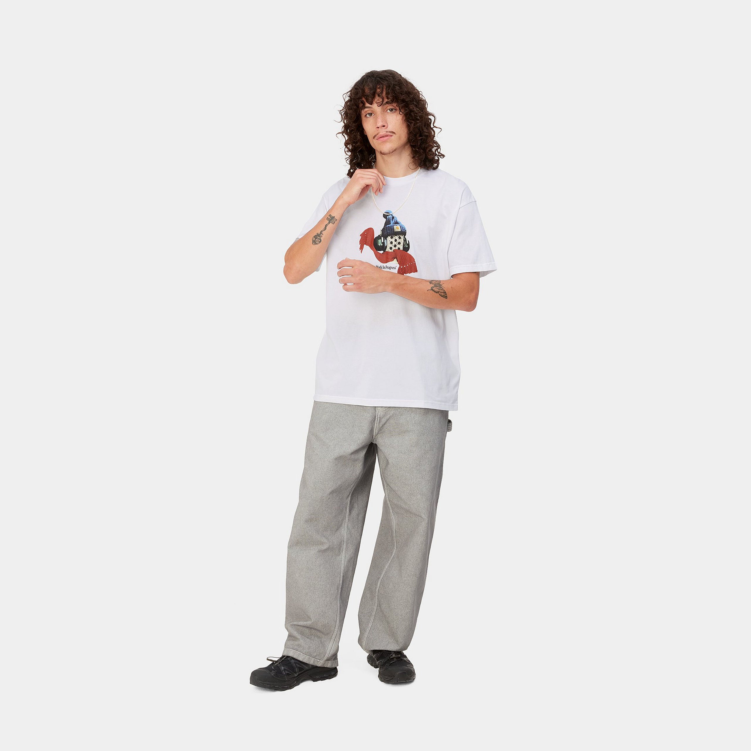 Carhartt Wip S/s Stone Cold T-shirt Organic Cotton Single Jersey Uomo - 3