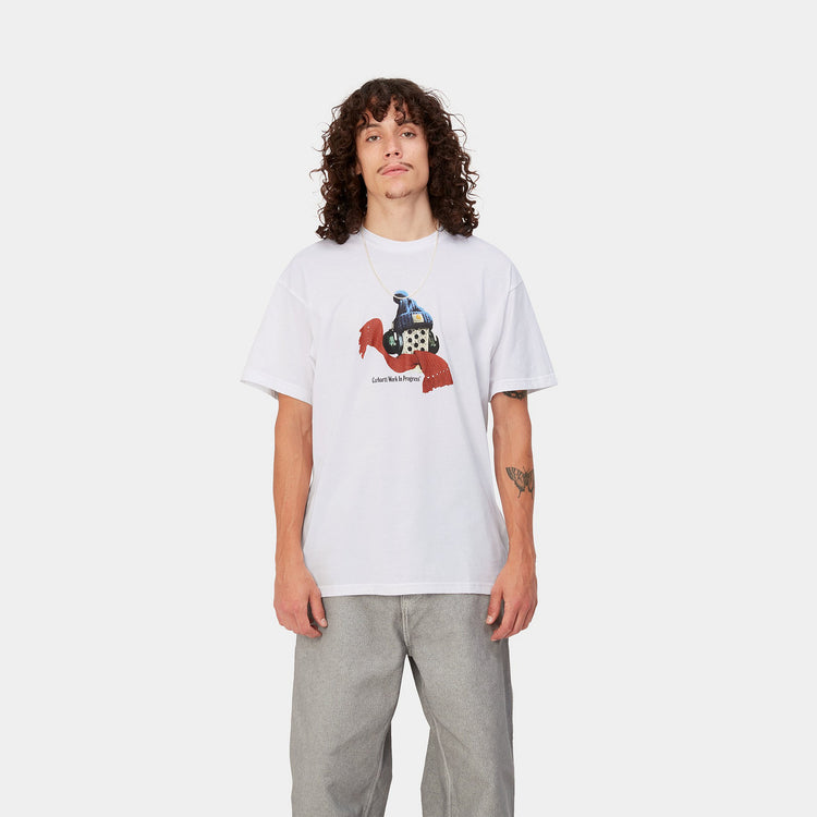 Carhartt Wip S/s Stone Cold T-shirt Organic Cotton Single Jersey Uomo