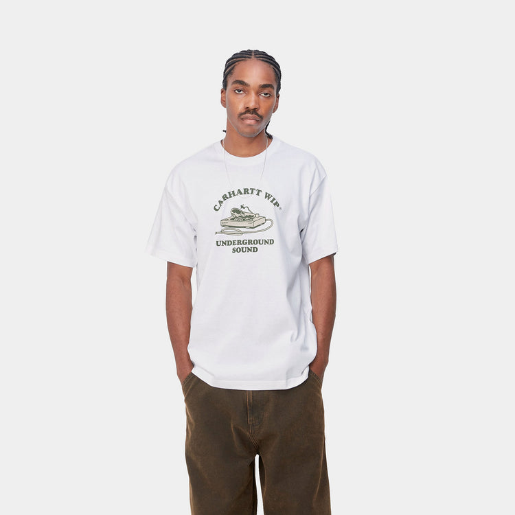 Carhartt Wip S/s Underground Sound T-shirt Organic Cotton Single Jersey Uomo