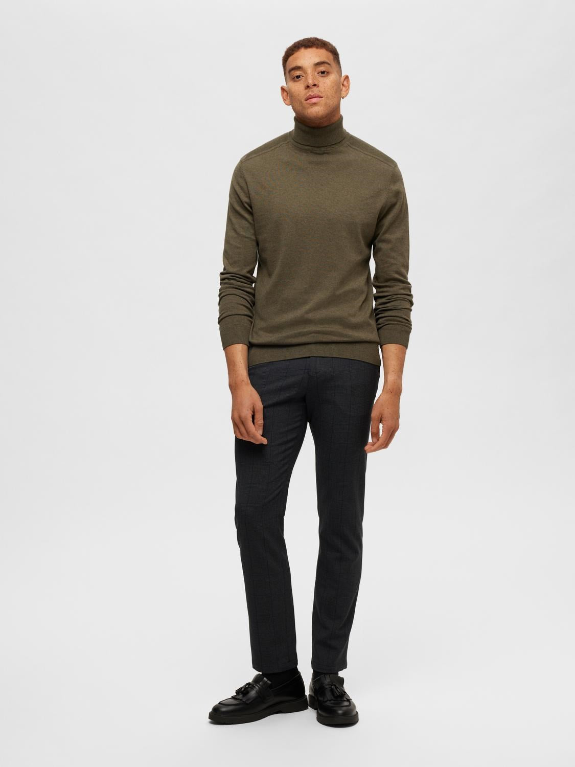 Selected Homme Slhberg Roll Neck B Noos Uomo - 6