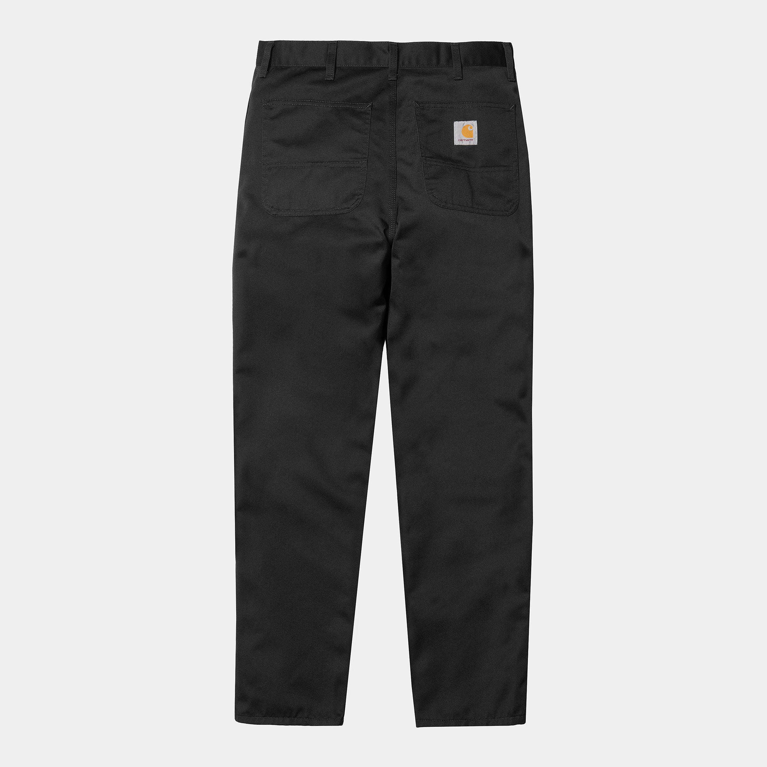 Carhartt Wip Simple Pant Polyester/cotton Denison Twill, 8.8 Oz Black Rinsed Uomo - 4