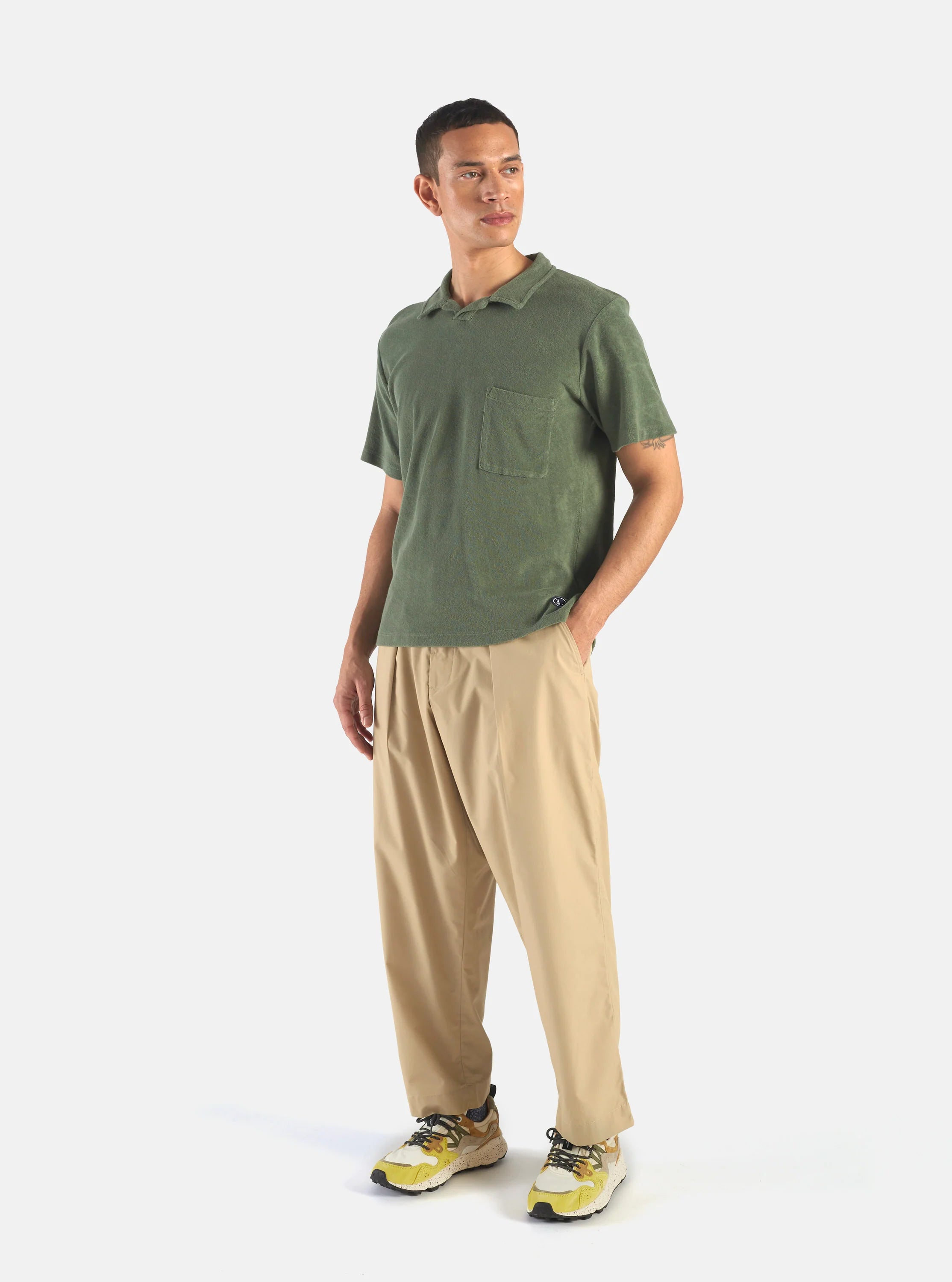 Universal Works Oxford Pant Recycled Poly Tech Uomo