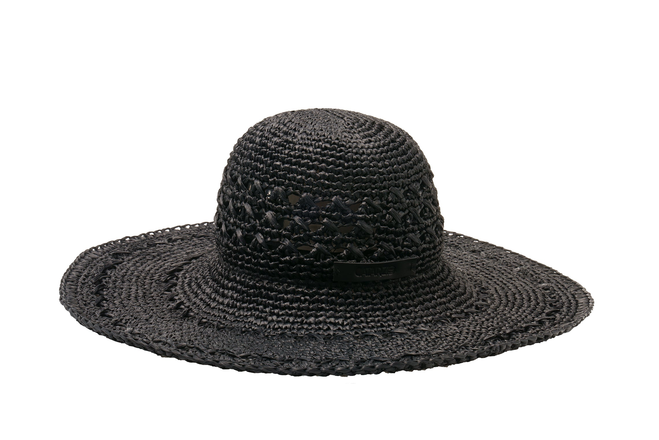 Catarzi Sestri Col. Pamela Unisex Black Hat - 2