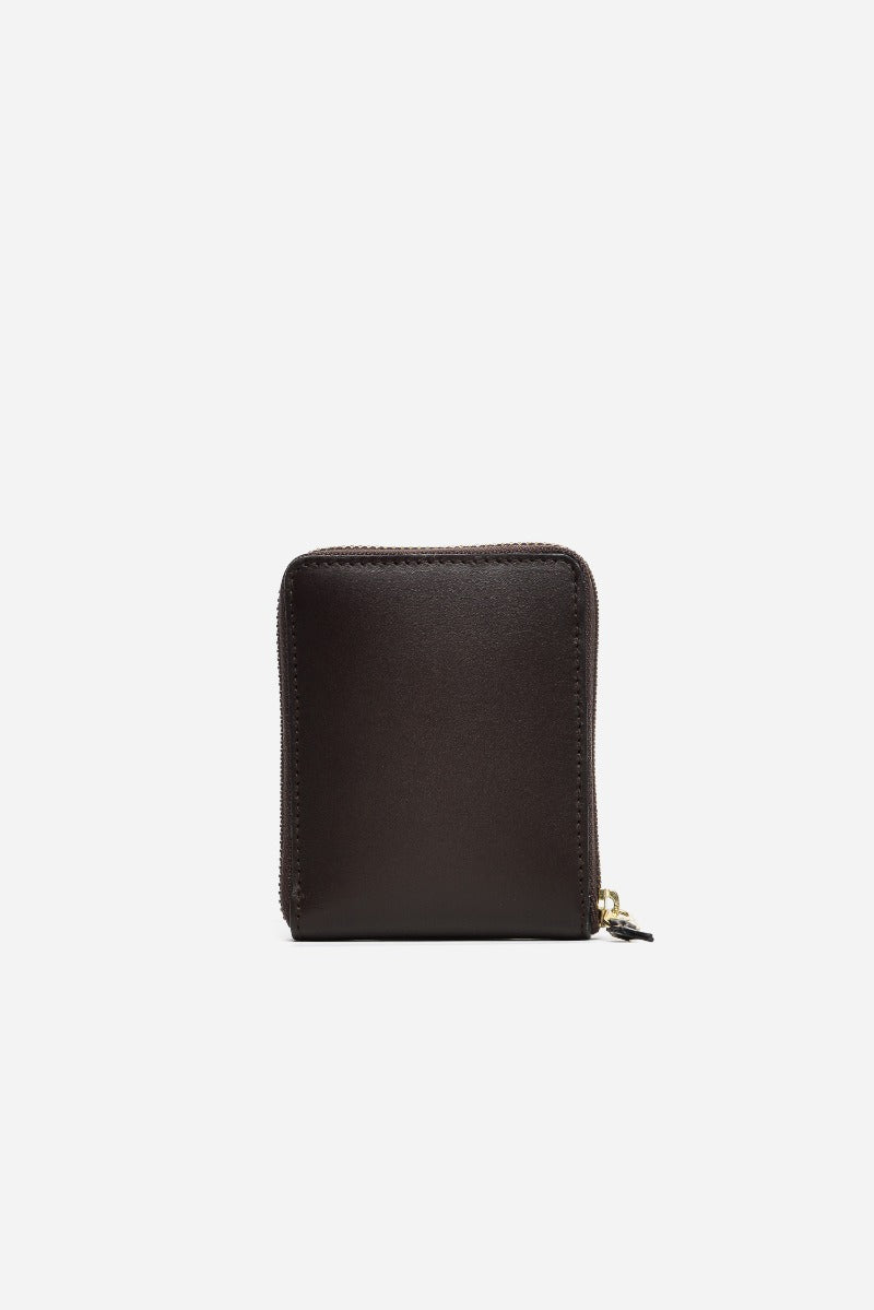 Comme Des Garcons Wallet Classic Leather Line Brown Unisex