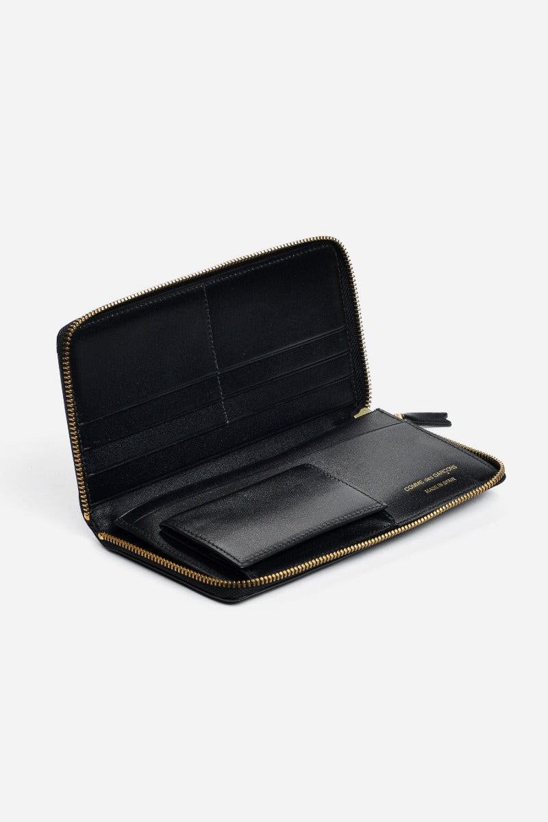 Comme Des Garcons Wallet Classic Leather Line Black Unisex - 4