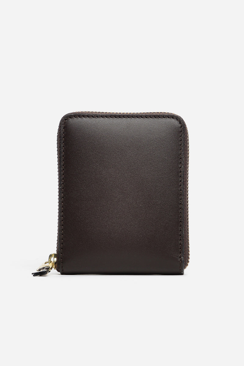 Comme Des Garcons Wallet Classic Leather Line Brown Unisex